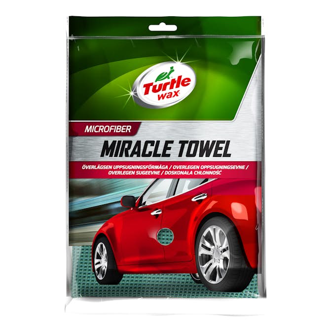 Rengöringsduk Turtle Wax Miracle Towel Grön 60x80cm