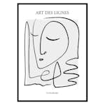 Poster Gallerix Art De Lignes No2