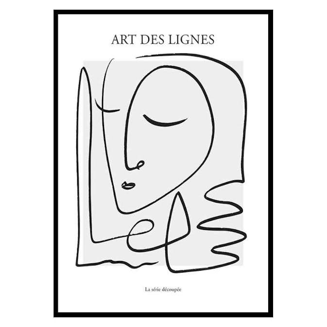 Poster Gallerix Art De Lignes No2