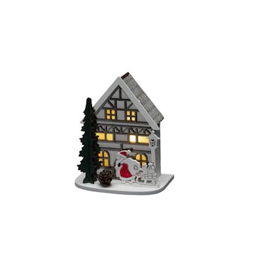Julby Gnosjö Konstsmide Hus & Tomte Trä 1 LED