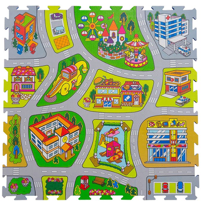 Pusselmatta ABA Skol Stad 9 bitar