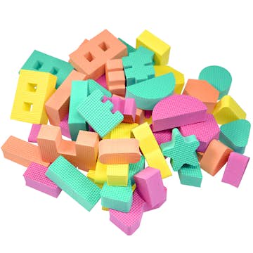 Byggklossar ABA Skol Mjuka 54 delar