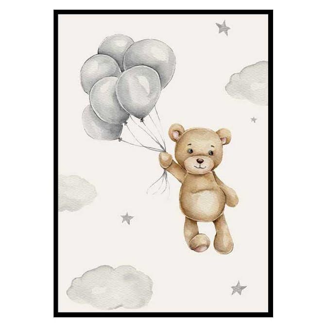 Poster Gallerix Balloons Teddy