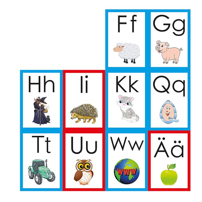 Alfabetsbilder ABA Skol A5