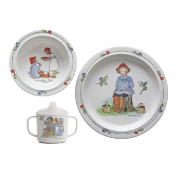 Barnservis Rätt Start Elsa Beskow i 3 Delar Putte