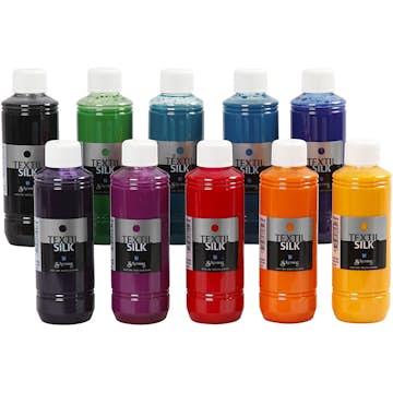 Textilfärg Creativ Company Silk 10X250 ml/1 Förp
