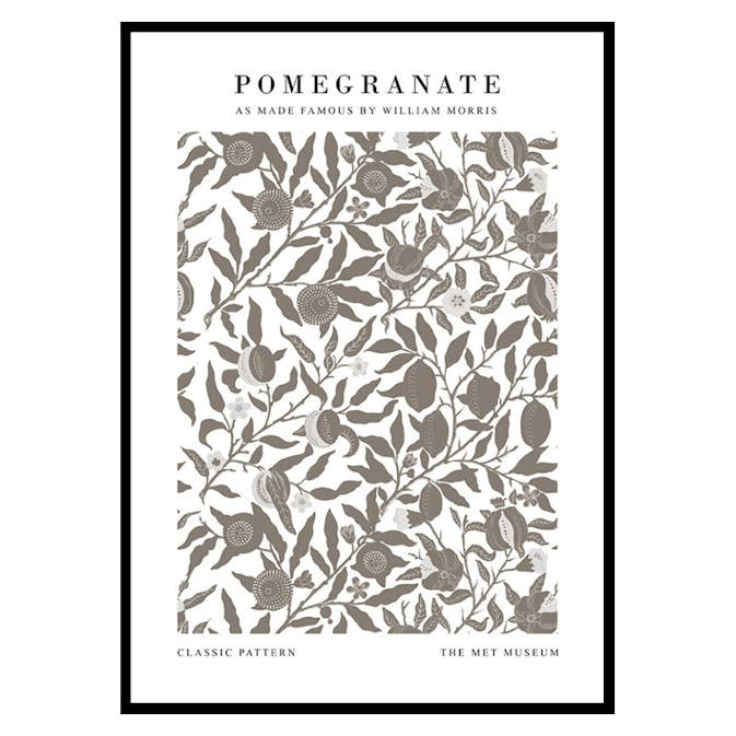Poster Gallerix William Morris Pomegranate