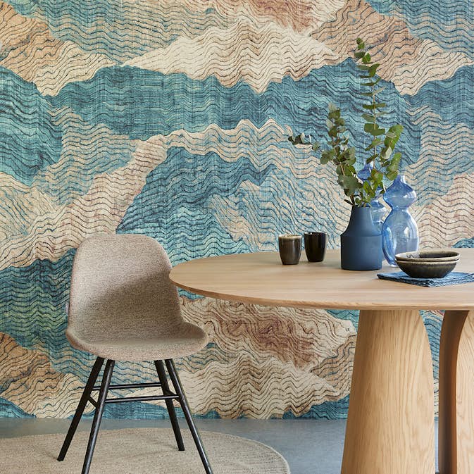 Väggbild Eijffinger Festival Stormy Waves 333560