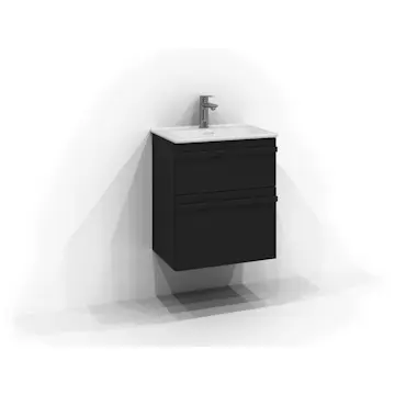 Tvättställsskåp Svedbergs Poem List 350 med 2 Lådor