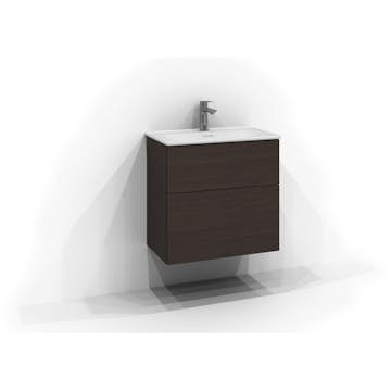 Tvättställsskåp Svedbergs Poem Plan 350 med 2 Lådor