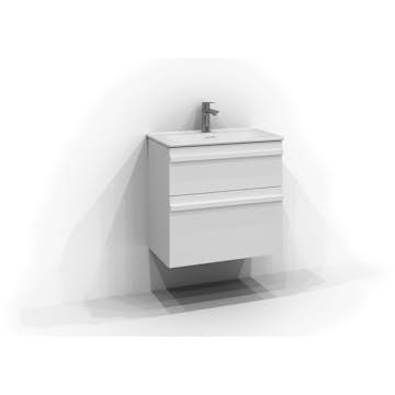 Tvättställsskåp Svedbergs Poem List 350 med 2 Lådor