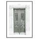 Poster Gallerix Green Double Door