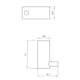 Handdukskrok Tapwell TA242 2-pack