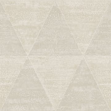 Tapet Origin Slitna Metalltrianglar Beige
