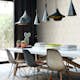 Tapet Origin Slitna Metalltrianglar Beige