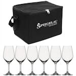 Vinglasväska Spiegelau Expert Svart inkl 6 Vinglas