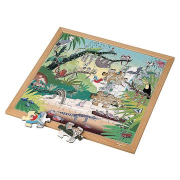 Pussel ABA Skol Regnskog 49 Bitar