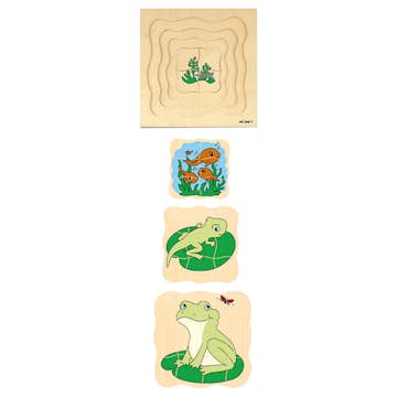 Pussel ABA Skol Utvecklingspussel Groda