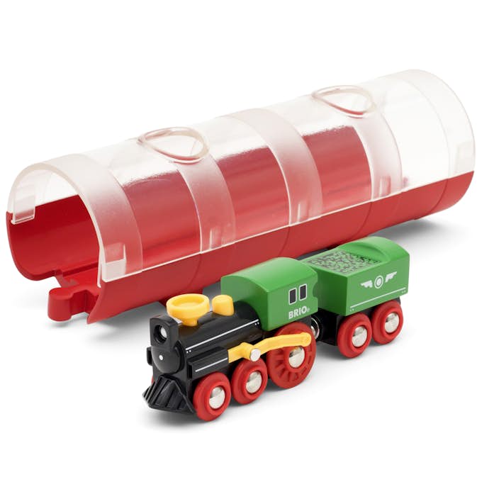 Ånglok BRIO och Tunnel