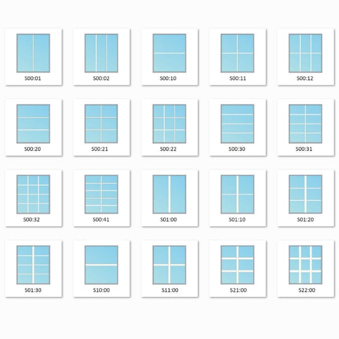 Lösa Spröjs Svenska Fönster 2-Glas