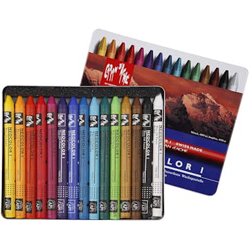 Färgkrita Creativ Company Neocolor i Mixade 10 cm Färger 1 Förp