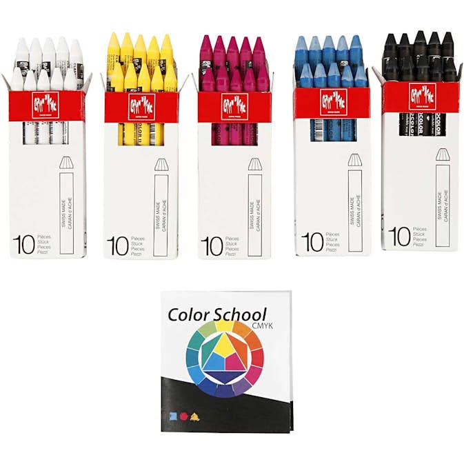 Akvarellfärgkrita Creativ Company Neocolor II 5x10 st/1 Förp