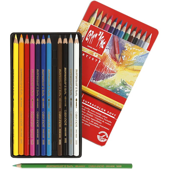 Akvarellblock Creativ Company Supracolor ll Mixade Färger 12 st/1 Förp