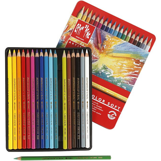 Akvarellblock Creativ Company Supracolor ll Mixade Färger 18 st/1 Förp