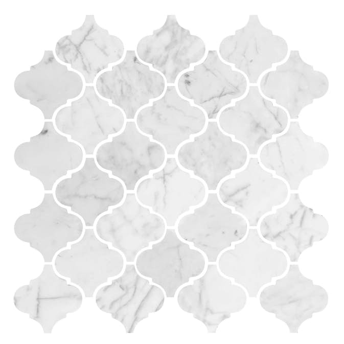 Marmor Bricmate U Baroque Carrara Polished 7x7 cm