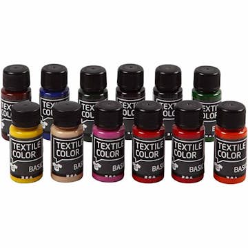 Textilfärg Creativ Company 12X50 ml/1 Förp