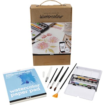 Akvarellfärg Creativ Company A5 200 g 1 set