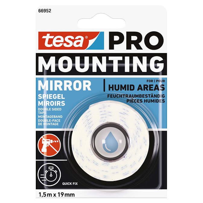 Monteringstejp Tesa Pro Spegel 19 mm