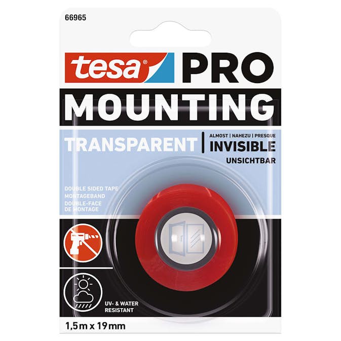 Monter.tejp Tesa Pro Transparent 19 mm