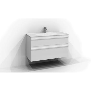 Tvättställsskåp Svedbergs Poem List 450 med 2 Lådor