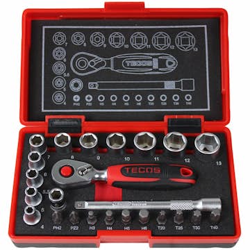 Finmekanikerset Tecos T-0623M 1/4 Tum