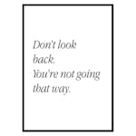 Poster Gallerix Don't Look Back