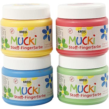 Fingerfärg Creativ Company 4x150 ml/1 Förp