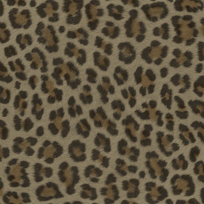 Tapet Origin Leopardskinn Brun/Beige