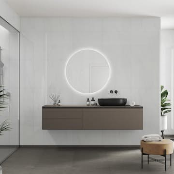 Våtrumsskiva Fibo 3487-TM6060 HG Bright Marble 10x620x2720 mm