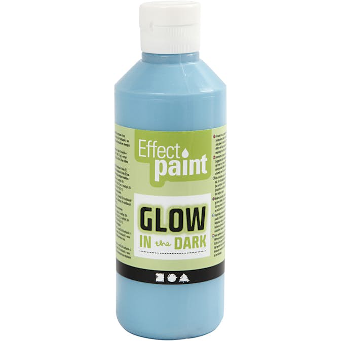 Självlysande Färg Creativ Company Glow In The Dark Fluorescerande 250 ml/1 Flaska