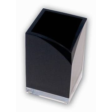Pennhållare KEBA V-form Svart/Transparent