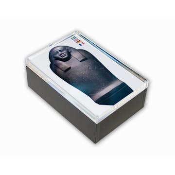 Box KEBA with Frame Svart/Transp