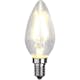 LED-lampa Star Trading E14 LED C35 250lm Transparent Kronljus för Belysning