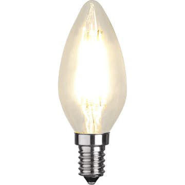 LED-lampa Star Trading Filament E14 C35 Klar Dimbar 4,2W 470lm