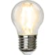 LED-lampa Star Trading Filament E27 G45 Klar Dimbar 4,2W