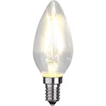 LED-lampa Star Trading Filament E14 C35 Klar 1,5W