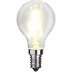 LED-lampa Star Trading Filament E14 P45 Klar 1,5W