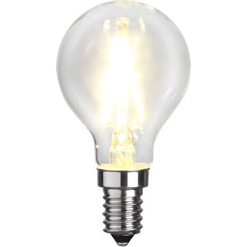 LED-lampa Star Trading Filament E14 P45 Klar 1,5W