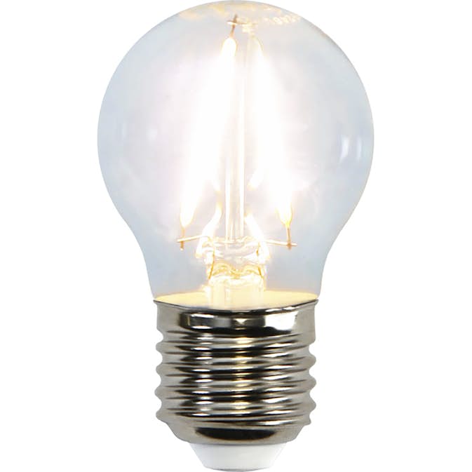 LED-lampa Star Trading Filament E27 G45 Klar 1,5W