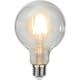 LED-lampa Star Trading Clear E27 G95